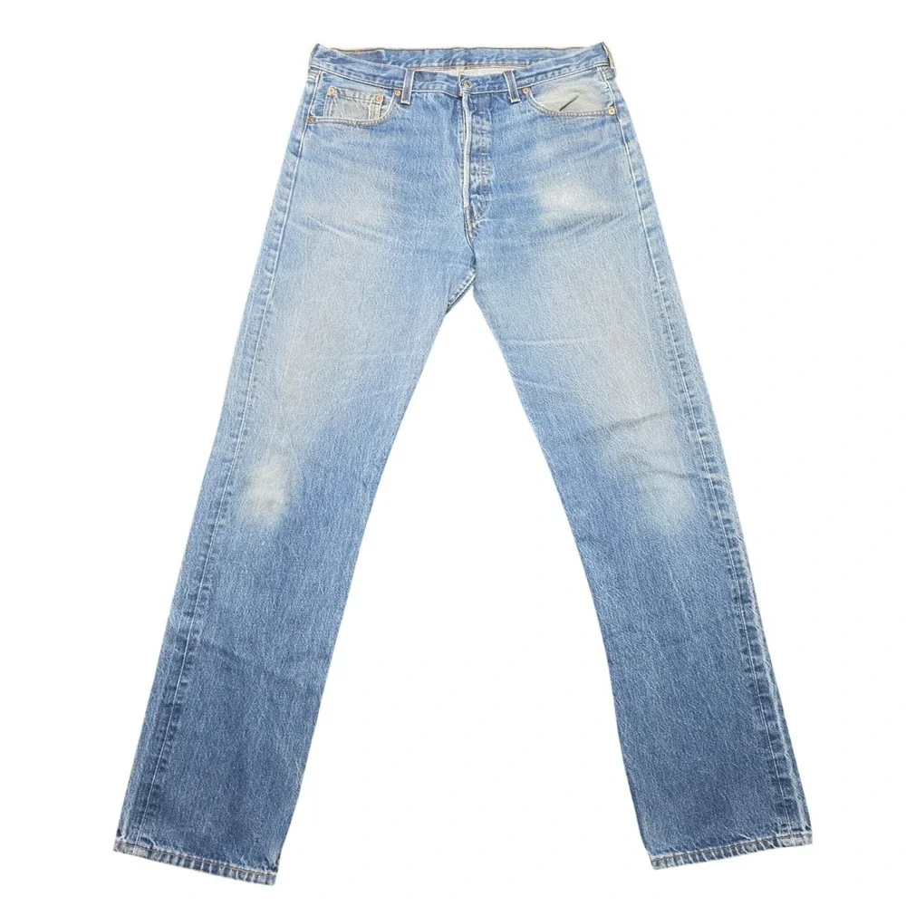 VTG Levis 501 XX Jeans Blue Mens 38x40 (Fits 37x36) Straight Leg Button Fly USA